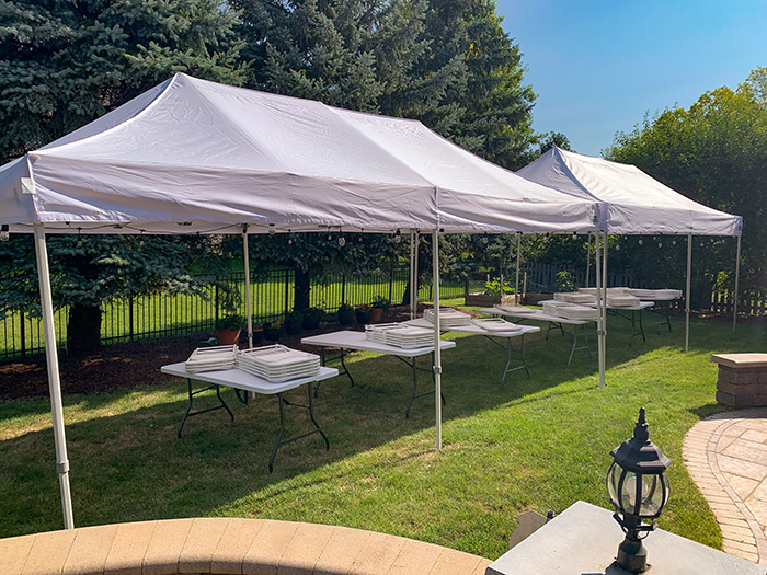 10x40 grad party tent for rent Wheaton