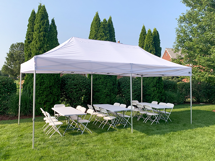 20x10 grad party tent Downers Grove