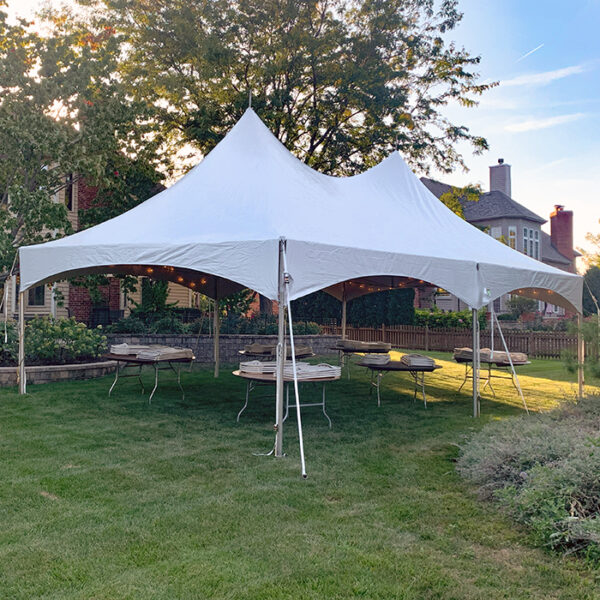 20x30 High Peak Tent for Rent Naperville, IL