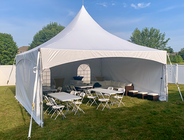 Rent graduation party package Glen Ellyn tables and chairs